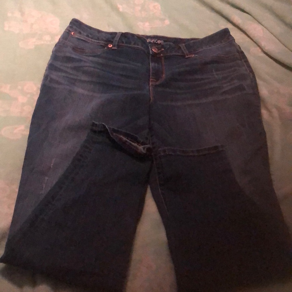 Dark wash Maurices Skinny jeans